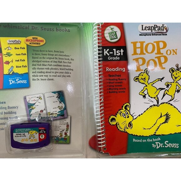 LeapFrog LeapPad Learning System 7 Games Cartridges & Books Leap Pad Lot - Picture 5 of 7